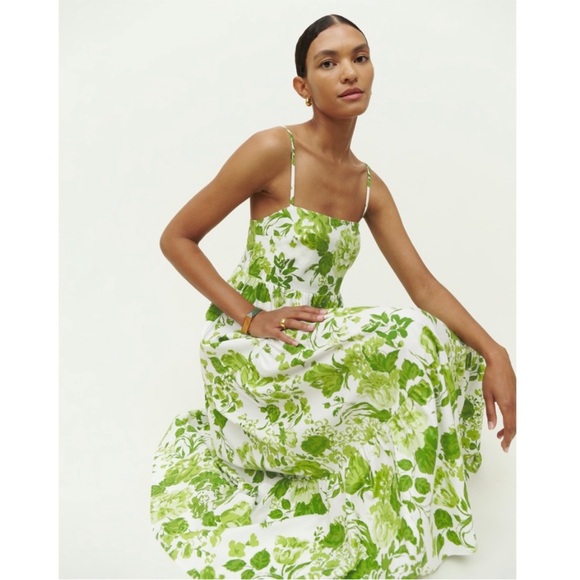 NEW Reformation East Dress Rialto Medium - Picture 4 of 15